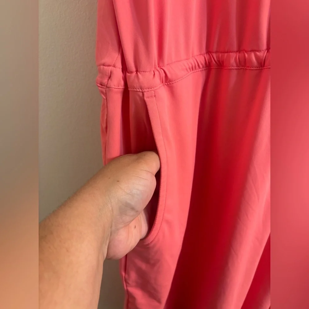 Columbia Women Dress Mini Summer Lightweight Stretch Salmon Pink Size XL